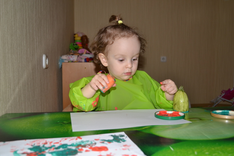 Первое занятие в художке