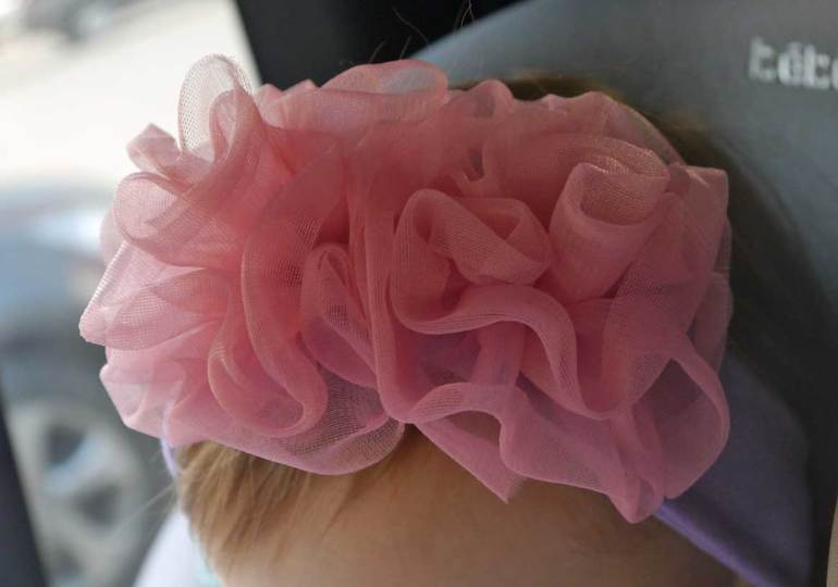 Повязка на голову для девочки.