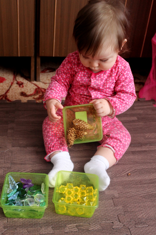 Тактильные коробочки 8 мес.