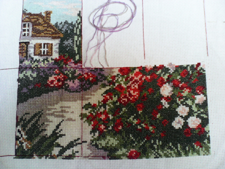 РР Картинный Россия. Цветущий сад.