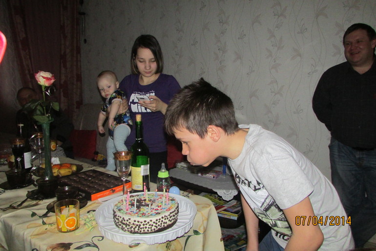 ДР племяшки))))Мой Алешка)))