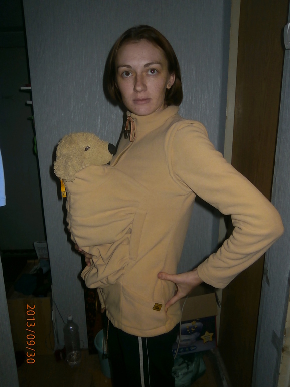 Флисовая слингокуртка