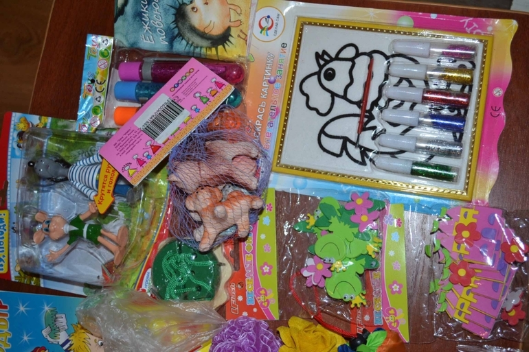 и наша посылочка к 1июня!