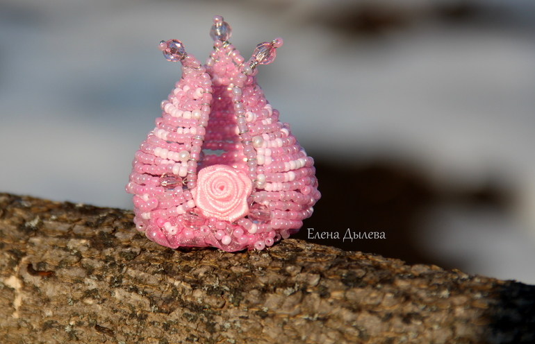 Корона для мааааааленькой принцессы ))) (розовая)