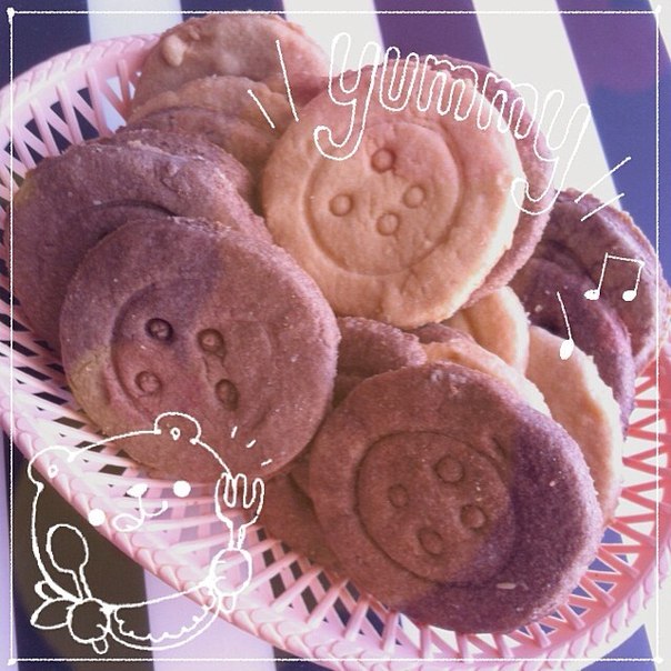 печенье "пуговицы"