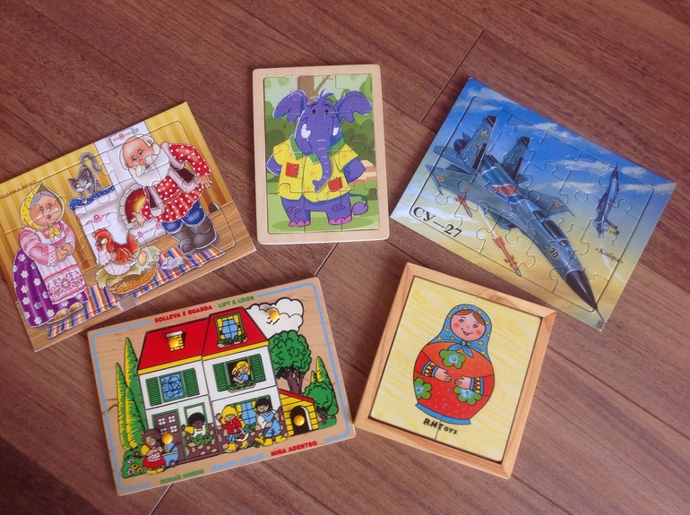 Продам детские пазлы