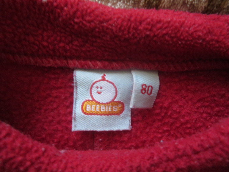 Теплый и милый комплект флис пуловер + брюки. Р-р 80-92