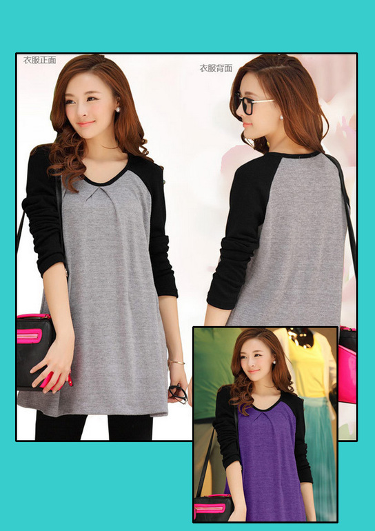 3 100 тг. Трикотажная туника для беременных.