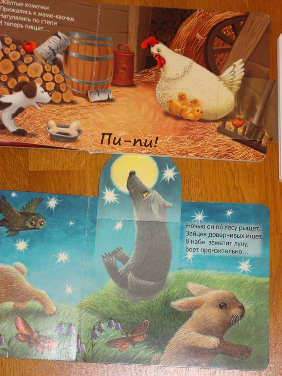 Наши книги до 1 года и после. С  секретными окошками