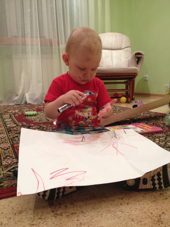 Наше рисование от 1г.4мес. до 2 лет