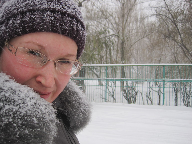 а у нас ... зима