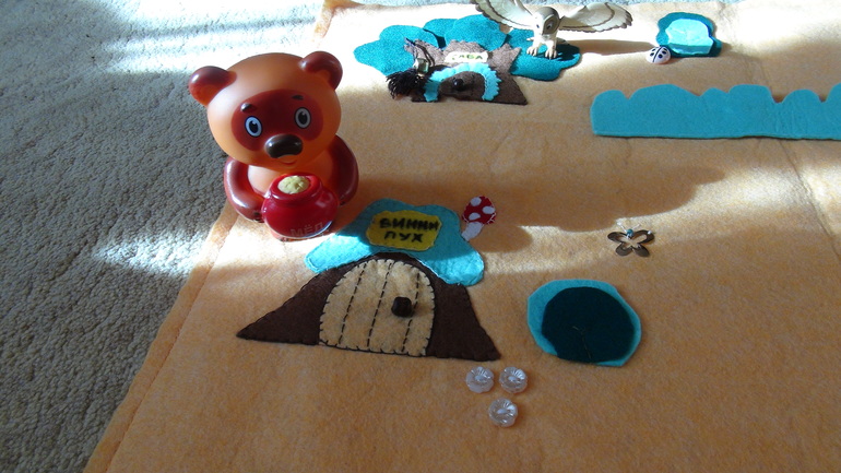 Лесной игровой коврик