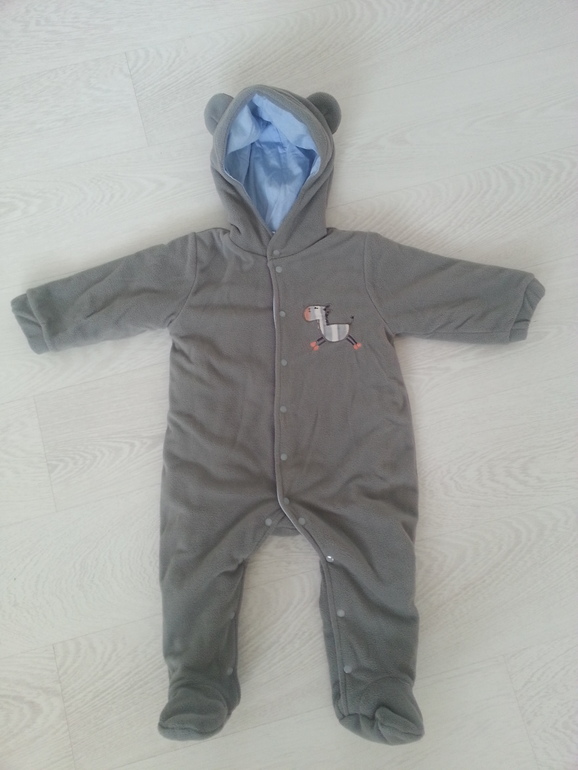 Комбез плюшевый р.80