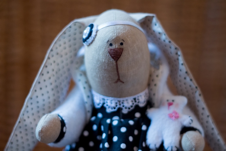 Приехала чудесная Зайка. Мой первый обмен.