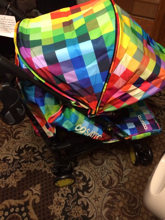 Пришла коляска и умелки