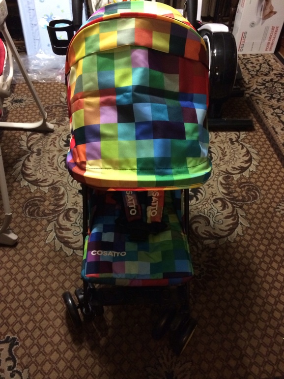 Пришла коляска и умелки