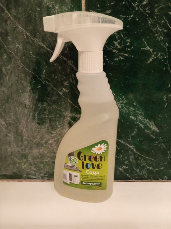 Тест-драйв Универсального чистящего спрея Green Love с содой